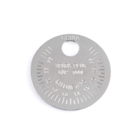 1 Pièces Bougie D'allumage L'écart Outil de Jauge De Calibre Outil De Mesure Monnaie-Type 0.6-2.4mm Bougie D'allumage Jauge L'écart Outil D'épaisseur
