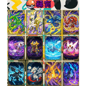 Cartes métalliques Pokémon de haute qualité, nouveaux designs créatifs JPS, Charizard <span class=keywords><strong>Pikachu</strong></span>, dessins animés populaires, jouets pour enfants, boîte de booster Eif pour bébé - Product Image 2