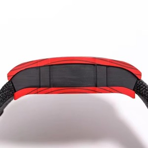 Montre multifonction de luxe pour homme, rouge et noir, en fibre de carbone NTPT, squelette, tourbillon automatique, mécanique, sport, course - Product Image 4