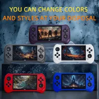 Consola de Juegos Portátil X53 con Sistema Operativo Linux, Inalámbrica, 8GB, Retro, Videojuegos Caseros, Pantalla de 5.1 Pulgadas 800x480, Batería de 2000mAh, Sonido 3D, Multijuegos
