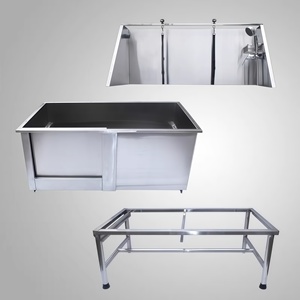 Grande machine à laver <span class=keywords><strong>pour</strong></span> chiens et chats <span class=keywords><strong>Baignoire</strong></span> en acier à structure démontable Chiens <span class=keywords><strong>Baignoire</strong></span> <span class=keywords><strong>pour</strong></span> animaux de compagnie en acier inoxydable 304 - Product Image 4