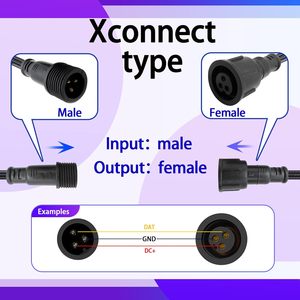 <span class=keywords><strong>LED</strong></span> LEDS 12V <span class=keywords><strong>WS2811</strong></span> سلسلة أضواء <span class=keywords><strong>LED</strong></span> بكسل مع Xconnect ضفيرة مقاومة للماء سلك أسود 12-رصاصة بكسل عقد RGB <span class=keywords><strong>LED</strong></span> <span class=keywords><strong>Pixel</strong></span> - Product Image 3