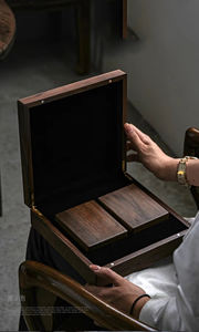 手作りカスタマイズ可能フリップトップ木製長方形磁気収納ボックス記念ギフトや室内装飾 - Product Image 4