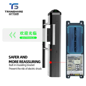 Rào cản tự động cho người đi bộ truy cập an ninh <span class=keywords><strong>Swing</strong></span> turnstile RFID tốc độ tự động turnstile <span class=keywords><strong>Swing</strong></span> <span class=keywords><strong>Barrier</strong></span> <span class=keywords><strong>Gate</strong></span> cho siêu thị - Product Image 3