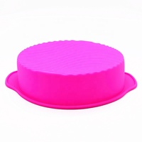 Moule à gâteau rond en silicone antiadhésif, de qualité alimentaire, 1 pièce