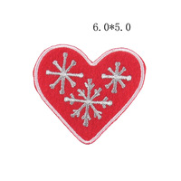 Patch brodé thermocollant « Amour et Paix » pour vêtements et accessoires