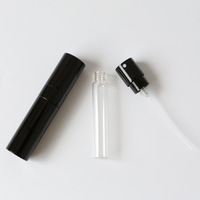 Atomiseur de parfum de voyage rechargeable de haute qualité 10 ml, forme stylo, intérieur en verre, boîtier ABS, buse métallique, flacon pulvérisateur à pompe