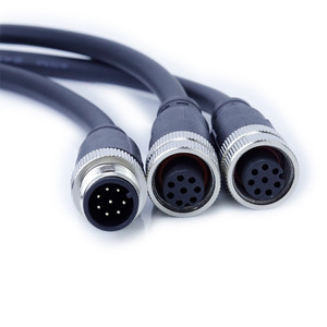 Conector de Aviación Impermeable de Nylon M12, 4 Pines, 5 Pines, 8 Pines, 12 Pines, Conectores Macho y Hembra para Sensor, Ensamblaje de Cable Moldeado - Product Image 2
