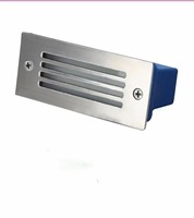 Promotion : Luminaire mural encastré LED étanche IP65 en aluminium pour escalier, avec diffuseur en verre trempé