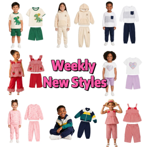 Pakaian Anak Stok Berlebih Campuran Model Acak Pengiriman Grosir Set Pakaian Anak Laki-laki Aneka Ragam - Product Image 1