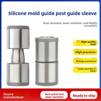 Tiges de guidage, bagues et goupilles de positionnement en acier de précision pour moules en silicone - Tailles 10/12/16/20 - Chine continentale