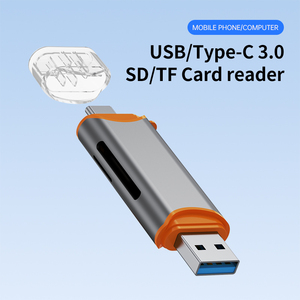 USB 3.0/USB C để TF/SD Đầu đọc thẻ 2 trong 1 bộ nhớ thông minh Đầu đọc thẻ Loại C OTG ổ đĩa <span class=keywords><strong>flash</strong></span> CardReader Adapter - Product Image 2
