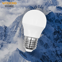 WOOJONG Ampoule à économie d'énergie G45 e27 g45 e14 lampe 5W LED Ampoules matière première ampoule lampe de table dimmable