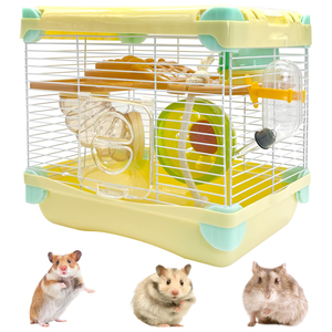 Cage à hamster moderne de luxe, grand espace, multi-niveaux, en plastique, pour la vente en gros aux animaleries - Product Image 1