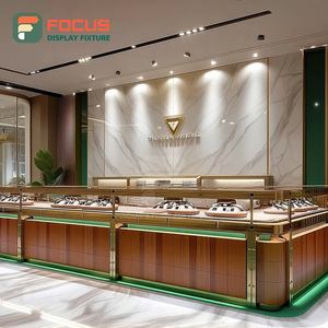 Luxury Custom Jewelry Display Counter Manufacturer Laminated Finish Brand Store Display Cabinet - Product Image 6
