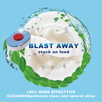 Factory Direct High Effiencecy Dishwasher Pods Eco-Friendly ultra Concentrated 5 in 1 Dishwashing Pods Rinse Aid Salt