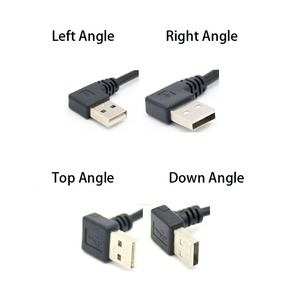 Usb 2,0 A macho A tipo c macho, 90 grados, ángulo arriba abajo de 1m - Product Image 3