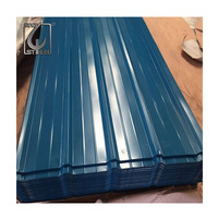 Tôle de toiture en acier prélaqué ondulé PPGI couleur RAL 3020