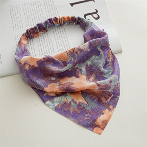 Bandeau élastique tie-dye tendance, fin, pour l'été, simple, pour femmes, accessoires pour cheveux de chat et de <span class=keywords><strong>chien</strong></span> - Product Image 5