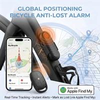 Alarme antivol à vibration pour moto et vélo, personnalisable, en ABS, résistante à l'eau