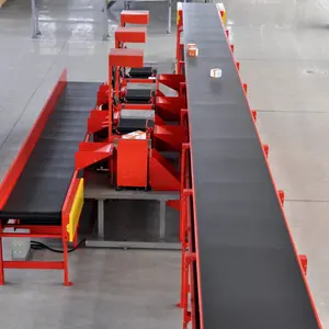 High Quality Custom Pvc Rubber Belt Conveyor System For Cargo Transportation