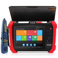 Testeur de caméra CCTV Rsrteng H20, moniteur 8K pour caméras IP, outils réseau Hi-POE POE++ SFP WiFi, traceur de câbles, IPC plastique