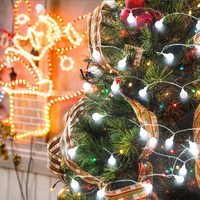 39 Fuß 100 Fuß Led Globuskugel Märchenstring-Lichter Stecker in Weihnachtslichter Outdoor wasserdicht Dekoration Licht