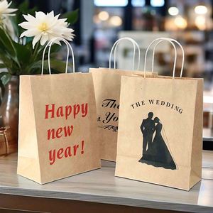 Bolsas de Papel Kraft Marrón de Alta Calidad para Panadería, Reutilizables, Impresión Personalizada de Lujo, Directo de Fábrica - Product Image 5