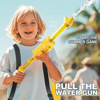 Pistolet à eau d'été longue portée pour l'extérieur avec sac à dos de 15 L, tirer sur le canon à eau, piscine, jeu amusant