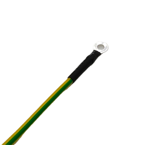 Cable de Tierra Aislado de Cobre Puro para Soldadura, 16AWG 1.0mm-2.5mm, Cable de Conexión Verde Amarillo, Conjunto de Arnés de Cables con Terminales - Product Image 3