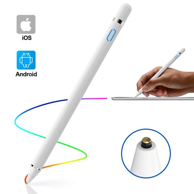 2 in 1 Touch Screens Active Stylus Pen Digital Pen for iPhone iPad Samsung Phone Tablets