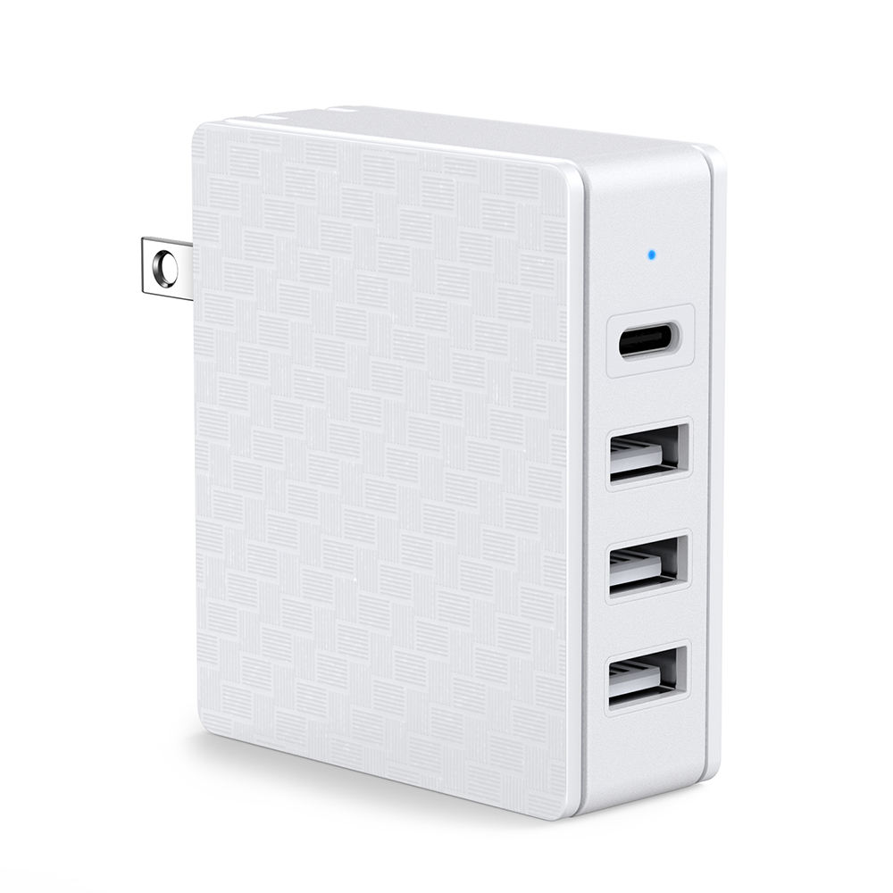 Double chargeur blanc de pd