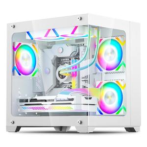 <span class=keywords><strong>Gaming</strong></span> <span class=keywords><strong>PC</strong></span> Case ITX Case Computer Case & Towers OEM Custom Desktop Computer <span class=keywords><strong>Gaming</strong></span> <span class=keywords><strong>Precio</strong></span> de fábrica Gabinete de <span class=keywords><strong>PC</strong></span> de vidrio templado Doble - Product Image 6