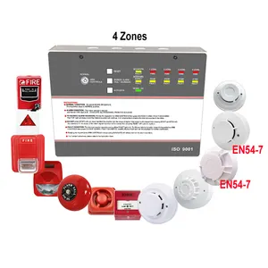 Hot Sale Conventional Fire Alarm control panel fire alarm system 2 zone fire alarm control panel