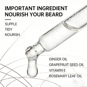Aceite Esencial para Barba Masculina ODM - Jengibre, Aceite de Semilla de Pomelo, Vitamina E, Romero, Fijación Fuerte, Brillo, Suavizante y Acondicionador - Product Image 3