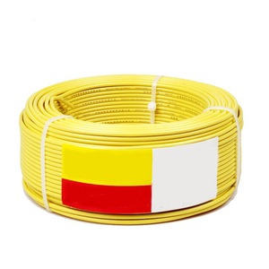 สายไฟทองแดง Zhenhong Bvr ขนาด 0.75 มม. ยาว 100 ม. สีเหลือง สำหรับงานก่อสร้าง ฉนวนพีวีซี แกนลวดตีเกลียว 300V มาตรฐานแห่งชาติ - Product Image 1