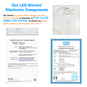 Espejo de Baño LED Moderno de 48X36 Pulgadas con Certificación UL, Montado en la Pared, con <span class=keywords><strong>3</strong></span> Colores Antivaho, Espejo de Vanidad para Baño, Venta al por Mayor de Fábrica - Product Image 3
