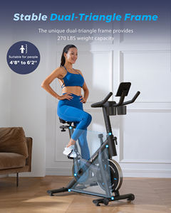 Merach Indoor Fietsfiets, MR-S26, Remblok Hometrainer Met Exclusieve App, Geluidsarme Hometrainer - Product Image 3