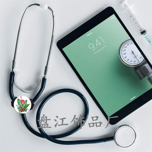 Étiquettes nominatives pour stéthoscopes DIY en gros transfrontalier, cadeaux pour infirmières en PP, compatible avec divers designs. - Product Image 5