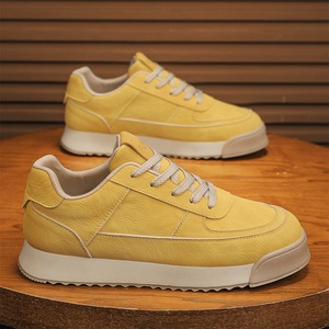 Zapatos Casuales de Exterior para Hombre, Estilo Coreano, de Piel Escarchada, Talla Grande, Resistentes al Desgaste - Product Image 2