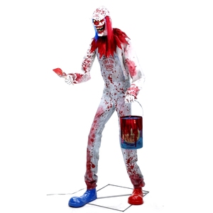 Nouvelle <span class=keywords><strong>décoration</strong></span> d'<span class=keywords><strong>Halloween</strong></span> 2026, yeux lumineux LED, clown géant effrayant et effrayant, animatronique néon d'<span class=keywords><strong>Halloween</strong></span> - Product Image 4