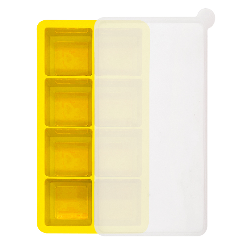 Jaune avec couvercle
