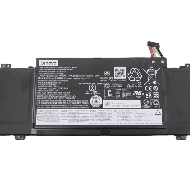 New Notebook Laptop Rechargeable Battery for Yoga Slim 7 Carbon-14  L20M4PF2  L20C4PF2 5B11C66148 5B11C66151 5B11C66150