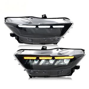<span class=keywords><strong>Feux</strong></span> avant modifiés style carbone RSJ pour Ford <span class=keywords><strong>Mustang</strong></span> 2015-2017, 8000 lumens, 6500K, prise 12V, <span class=keywords><strong>feux</strong></span> <span class=keywords><strong>de</strong></span> <span class=keywords><strong>jour</strong></span> à LED - Product Image 2