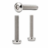 Sekrup Mesin Kepala Torx Berkualitas Tinggi M2-M12 A2-70 Baja Tahan Karat 304 Sampel Gratis Tersedia di Stok Pabrik Bersertifikasi ISO9001