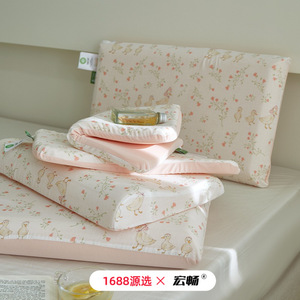 Coussin pour bébé en gaze de coton de classe A, respirant, avec soutien du cou, pour literie enfant - Product Image 1