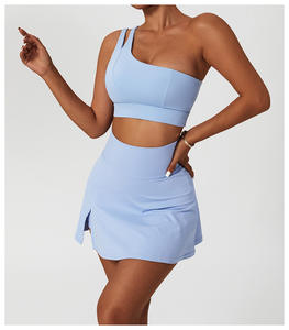 女式运动服 & 运动服单肩运动文胸和网球裙套装 - Product Image 5