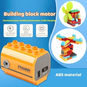 Set di 102 Pezzi di Blocchi da Costruzione a Grandi Particelle 9656, Ingranaggi Motorizzati per Scuola, Istituzioni, Educazione e Illuminazione, Giocattoli per Bambini - Product Image 4