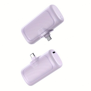 Batería Externa Personalizable de 5000mAh y 22.5W con Carga Tipo-C, Cargador Portátil de Emergencia para Teléfono - Product Image 1