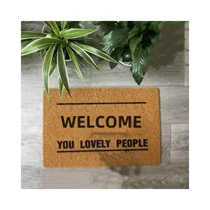 Wholesale Nonslip Durable Pvc Coil Door Mat Welcome Pvc Door Mats For Home Tapis De Sol Floor Doormats